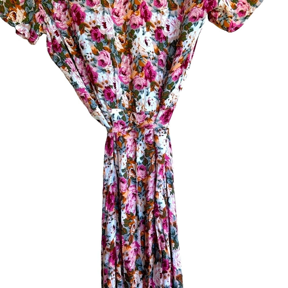 August wild Rose Maxi Wrap Dress in Desert Rose - Picture 6 of 16